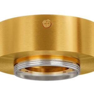 Goodlite G-05270 3 inch surface mount canopy, brushed brass