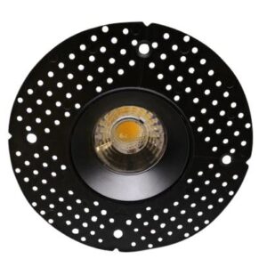 Goodlite G-20232 3.5” round trimless luminaire, black