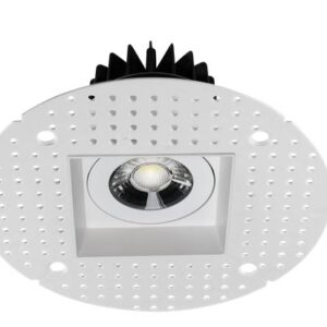 Goodlite G-20233 3.5” square trimless luminaire, white
