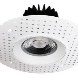 Goodlite G-48400 4” round trimless luminaire, white