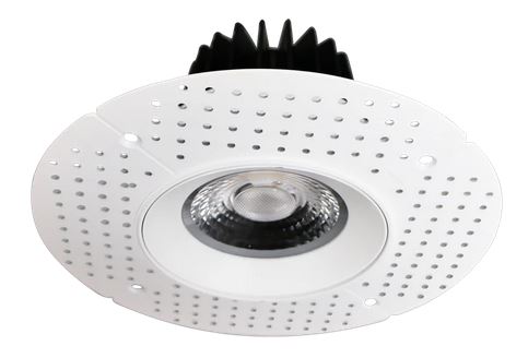 Goodlite G-48406 6” round trimless luminaire, white