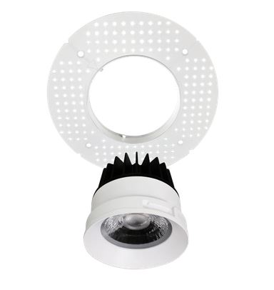 Goodlite G-48406 6” round trimless luminaire, white - Image 2