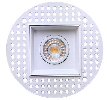 Goodlite G-95620 3" single head trimless regress multiple gimbal, white - Image 2