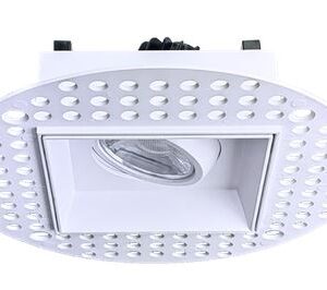 Goodlite G-95620 3" single head trimless regress multiple gimbal, white