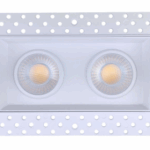 Goodlite G-95624 3.5" Single Head Trimless Regress Multiple Gimbal White