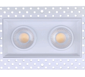 Goodlite G-95624 3.5" Single Head Trimless Regress Multiple Gimbal White