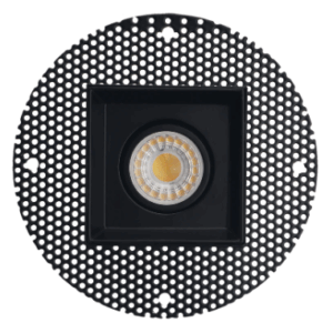 Goodlite G-95720 3" Single head trimless regress multiple gimbal black