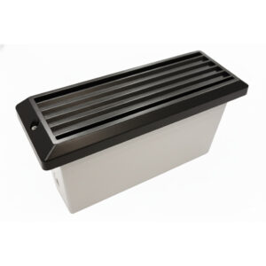 NSL LBR-II-L-WH-BK LED Brick Star Gen II Louvre cover Black finish