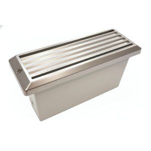 NSL LBR-II-L-WH-SS LED Brick Star Gen II Louvre cover Stainless steel finish