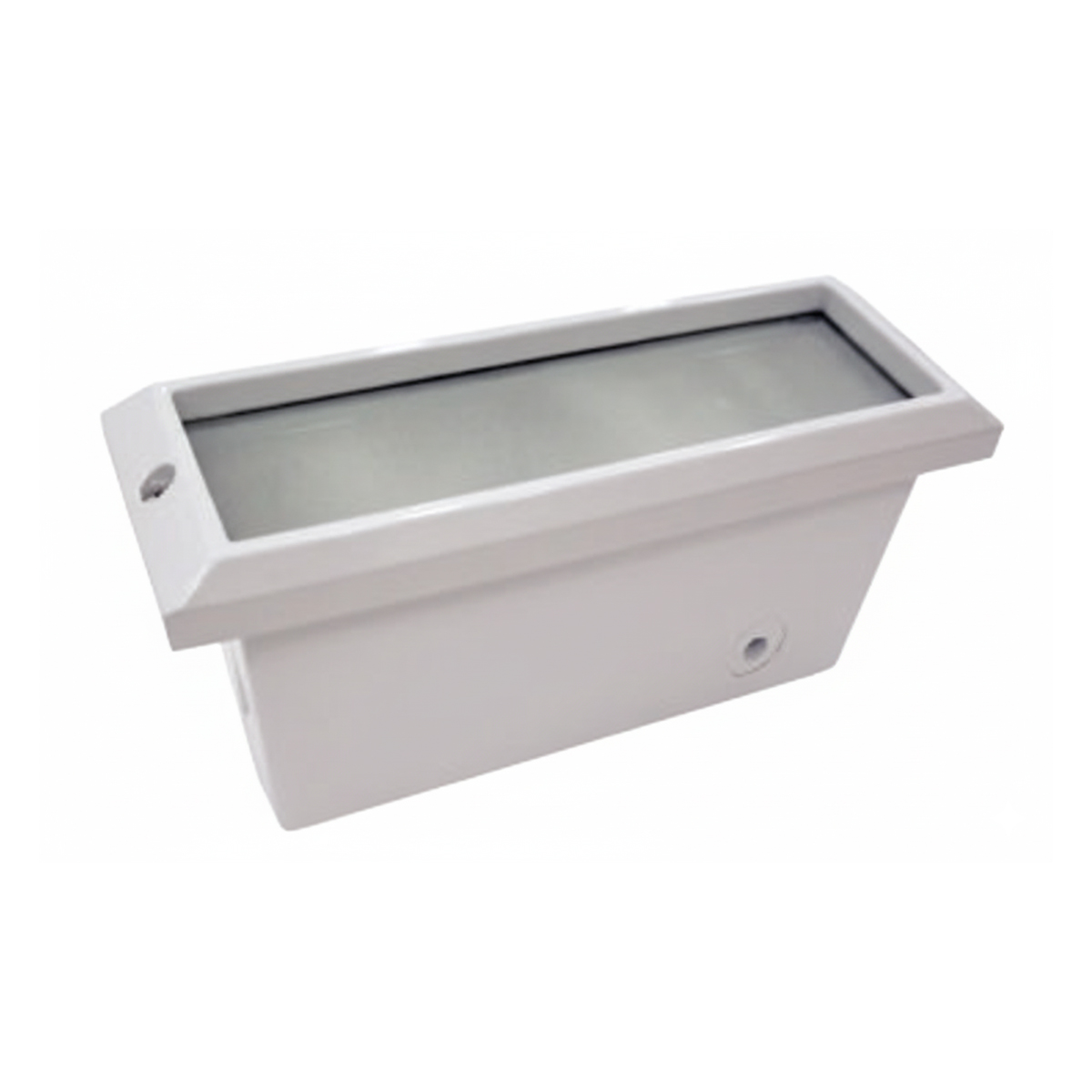 NSL LBR-II-P-WH-WH LED Brick Star Gen II Prism cover White finish