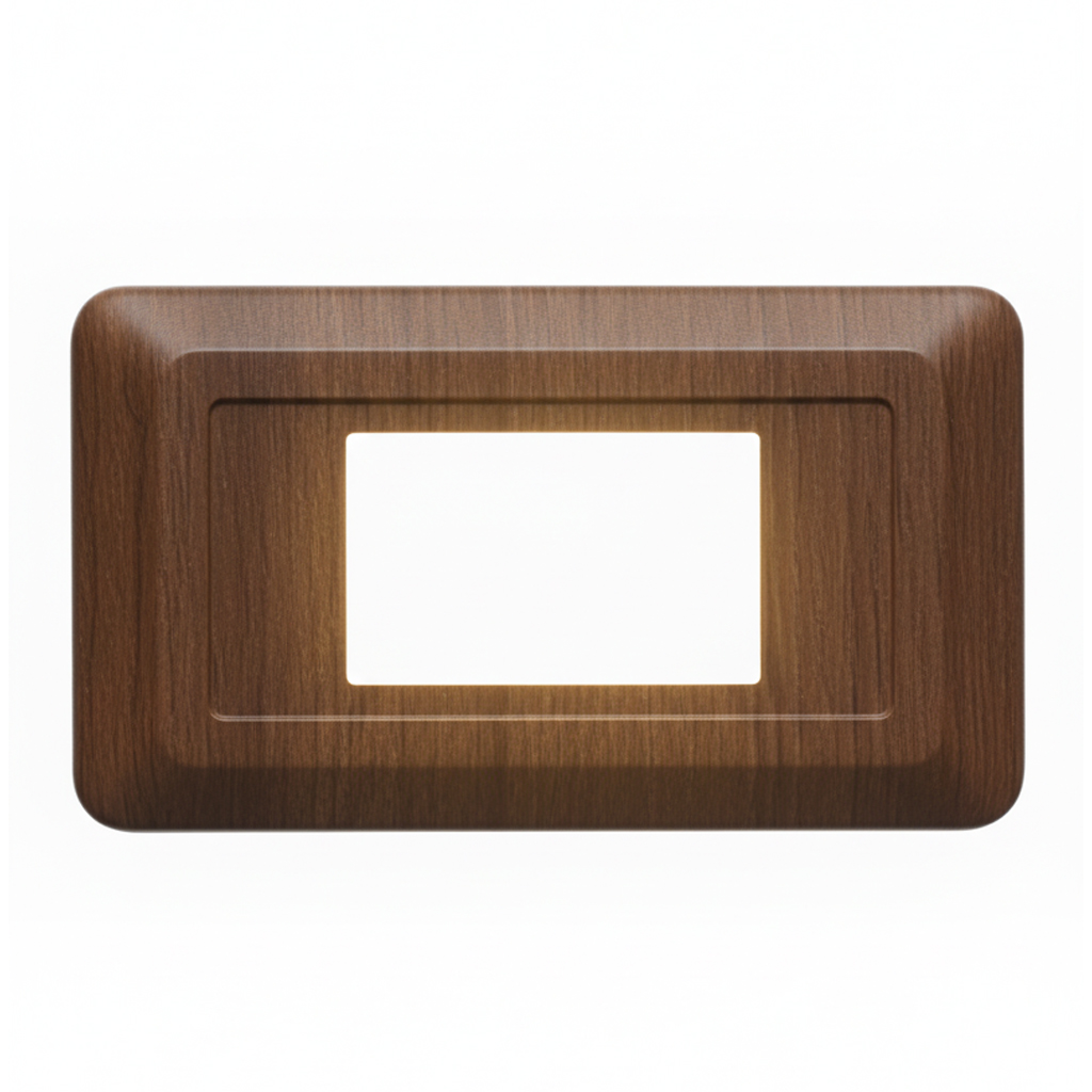 NSL LED-SW-P-BWG-COV LED Switch Star Replacement Cover Prism Brown wood grain finish