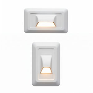 NSL LED-SW-S-WH LED Switch Star Scoop cover White finish