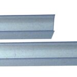 NSL LES-010-T Plastic mounting channel indoor use w/ Double-Sided Tape Installed 4 ft