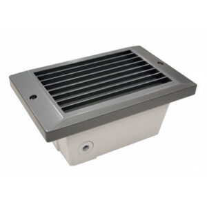 NSL LST-II-L-WH-AL LED Step Star Gen II Louvre cover Aluminum finish