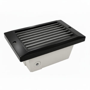 NSL LST-II-L-WH-BK LED Step Star Gen II Louvre cover Black finish
