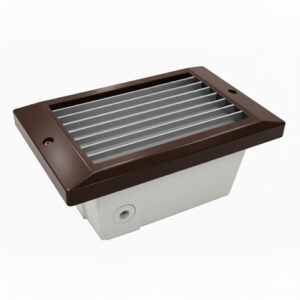 NSL LST-II-L-WH-BZ LED Step Star Gen II Louvre cover Bronze finish