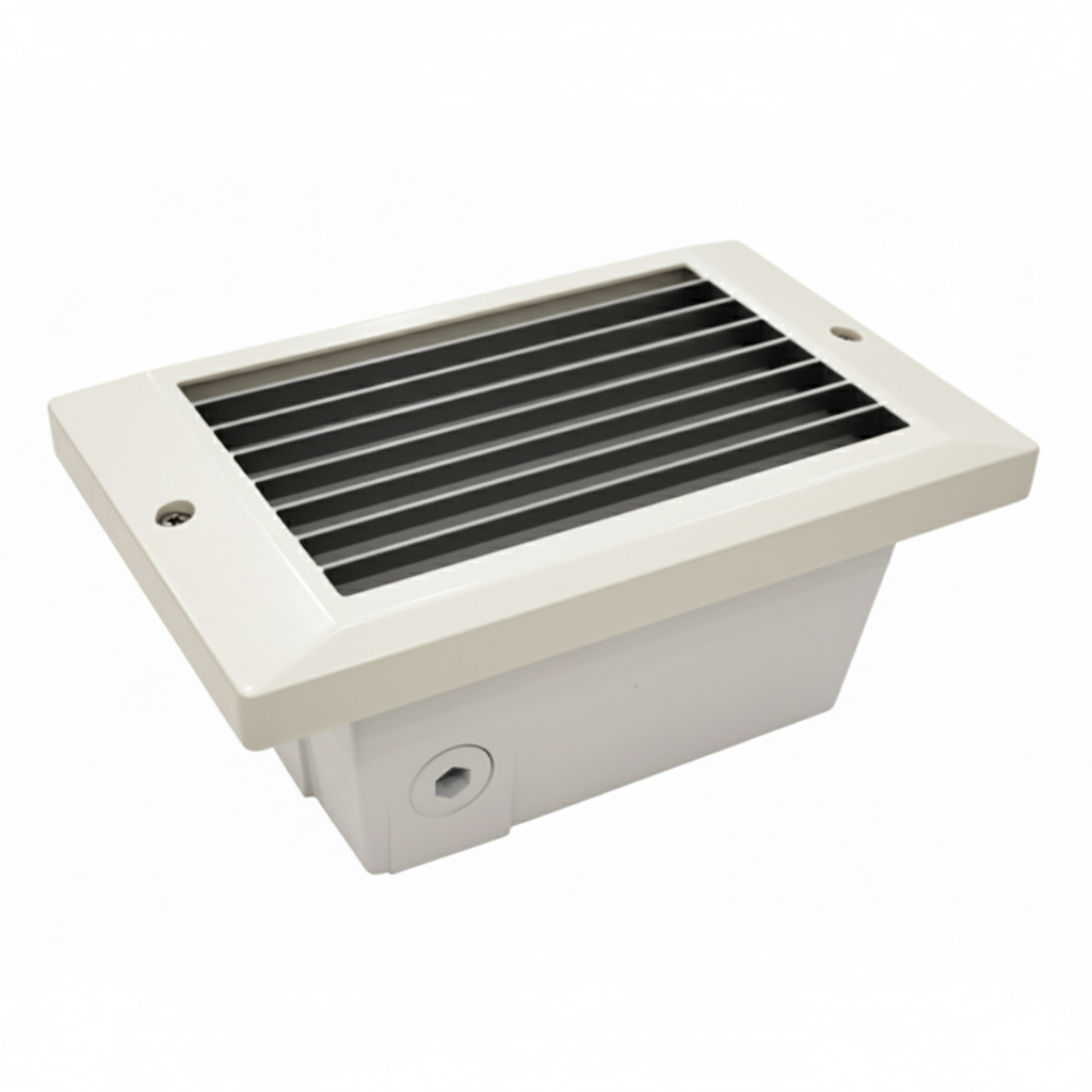 NSL LST-II-L-WH-WH LED Step Star Gen II Louvre cover White finish