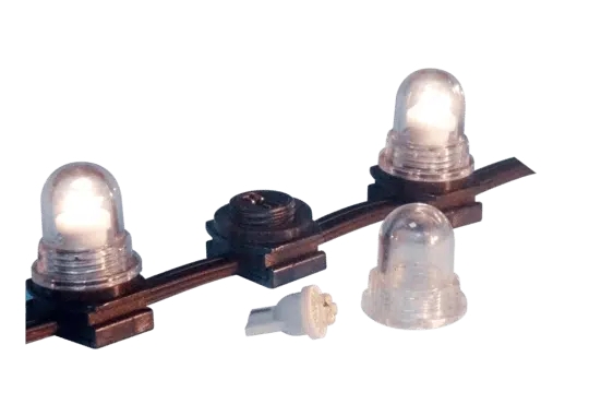 NSL MGWL-06-AM LED Wedge Light Amber 6 ft spacing