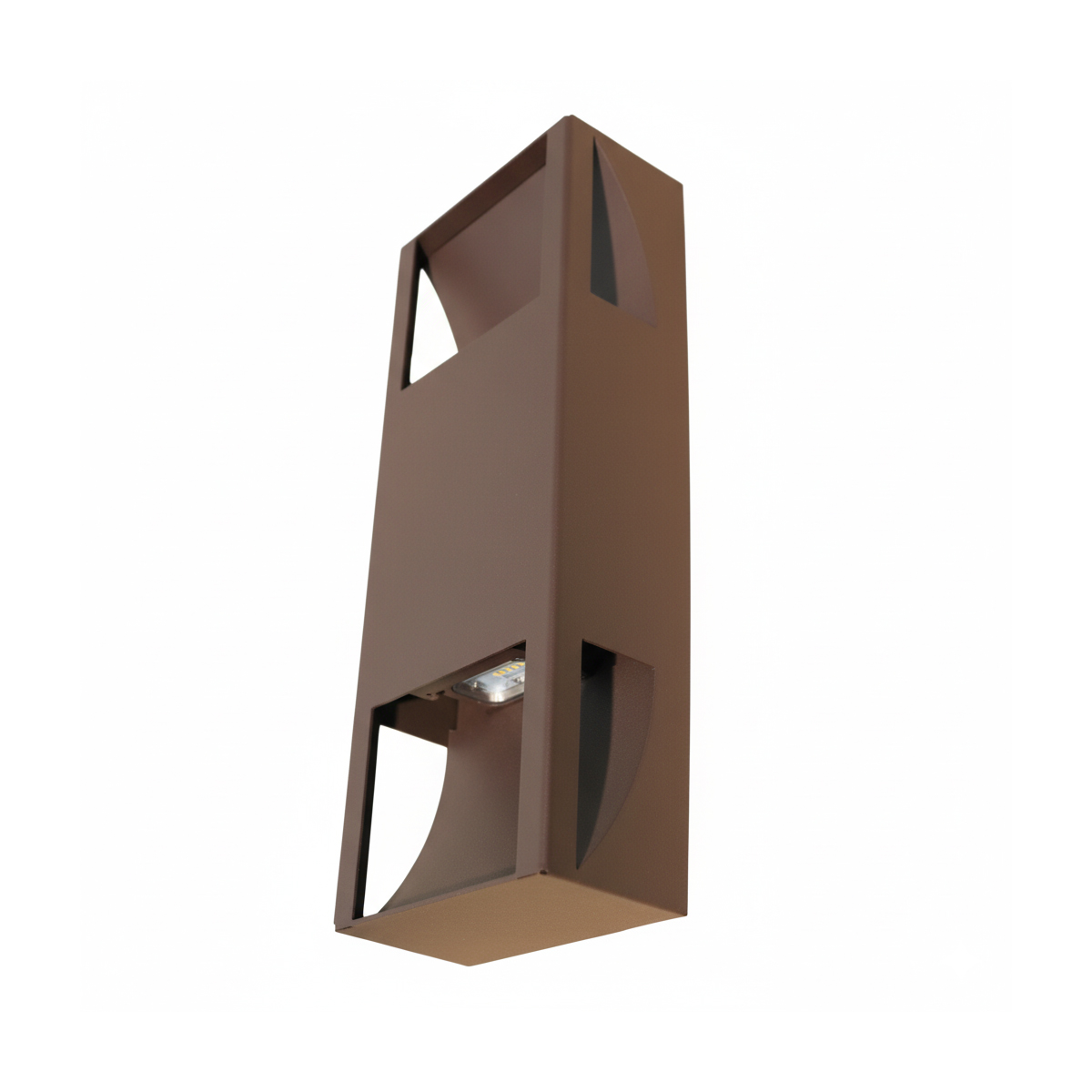 NSL TLWMV15XWMBR-02 Outdoor Wall Sconce Wing Cover Brown finish