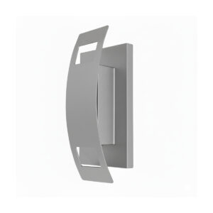 NSL TLWMV15XWMSV-01 Outdoor Wall Sconce Wave Cover Silver finish