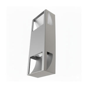 NSL TLWMV15XWMSV-02 Outdoor Wall Sconce Wing Cover Silver finish