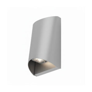 NSL TLWMV15XWMSV-04 Outdoor Wall Sconce Scoop Cover Silver finish