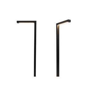 NSL WF-01-12V-BLK Modern Pathway Light 3000K Black finish