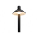 NSL WF-04-12V-BLK Heavy Duty Classic Pathway Light 2700K/3000K Black Finish