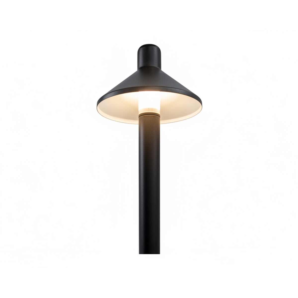 NSL WF-04-12V-BLK Heavy Duty Classic Pathway Light 2700K/3000K Black Finish
