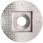 Goodlite G-10422 4 inch Nickel Square Trimless Kit