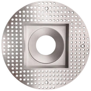 Goodlite G-10422 4 inch Nickel Square Trimless Kit