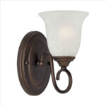 Millennium Lighting 1181-RBZ One Light Vanity Sconce Rubbed Bronze finish