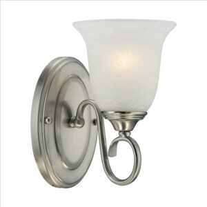 Millennium Lighting 1181-SN One Light Vanity Sconce Satin Nickel finish