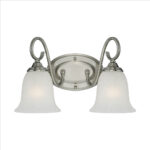 Millennium Lighting 1182-SN Two Light Vanity Satin Nickel finish