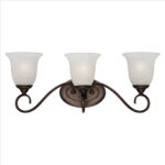 Millennium Lighting 1183-RBZ Three Light Vanity Rubbed Bronze finish