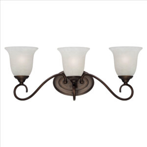 Millennium Lighting 1183-RBZ Three Light Vanity Rubbed Bronze finish