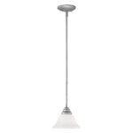 Millennium Lighting 1361-RS Fulton One Light Mini Pendant Rubbed Silver finish