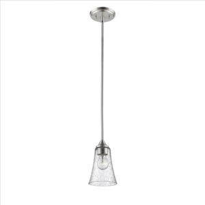 Millennium Lighting 1461-SN Natalie One Light Mini Pendant Satin Nickel finish