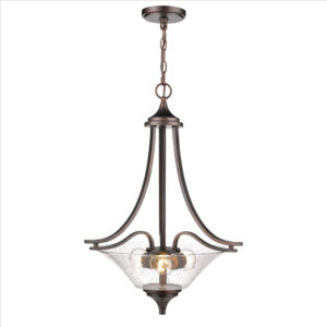 Millennium Lighting 1473-RBZ Natalie Two Light Pendant Rubbed Bronze finish