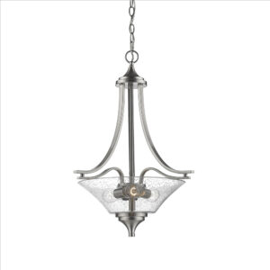 Millennium Lighting 1473-SN Natalie Two Light Pendant Satin Nickel finish