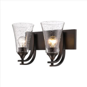 Millennium Lighting 1492-RBZ Natalie Two Light Vanity Rubbed Bronze finish