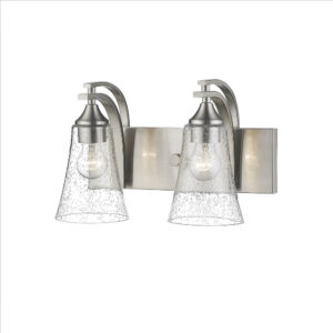 Millennium Lighting 1492-SN Natalie Two Light Vanity Satin Nickel finish