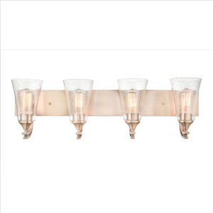 Millennium Lighting 1494-MG Natalie Four Light Vanity Modern Gold finish