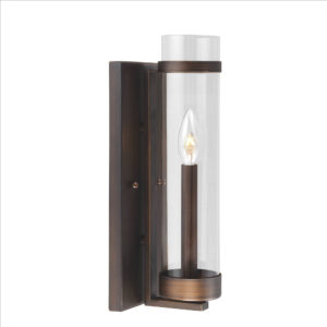 Millennium Lighting 1981-RBZ Milan One Light Sconce Rubbed Bronze finish