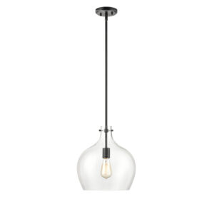 Millennium Lighting 2071-MB One Light Mini Pendant Matte Black finish