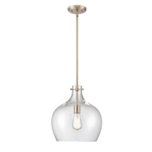 Millennium Lighting 2071-MG One Light Mini Pendant Modern Gold finish