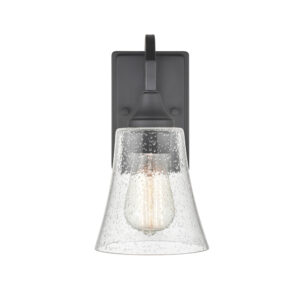 Millennium Lighting 2101-MB Caily One Light Vanity Sconce Matte Black finish