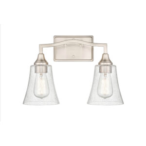 Millennium Lighting 2102-BN Caily Two Light Vanity Brushed Nickel finish