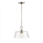 Millennium Lighting 2111-BN Caily One Light Pendant Brushed Nickel finish