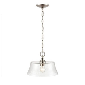 Millennium Lighting 2111-BN Caily One Light Pendant Brushed Nickel finish